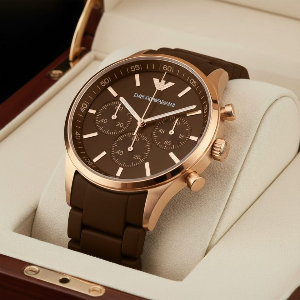 Silicone Strap Quartz Watch