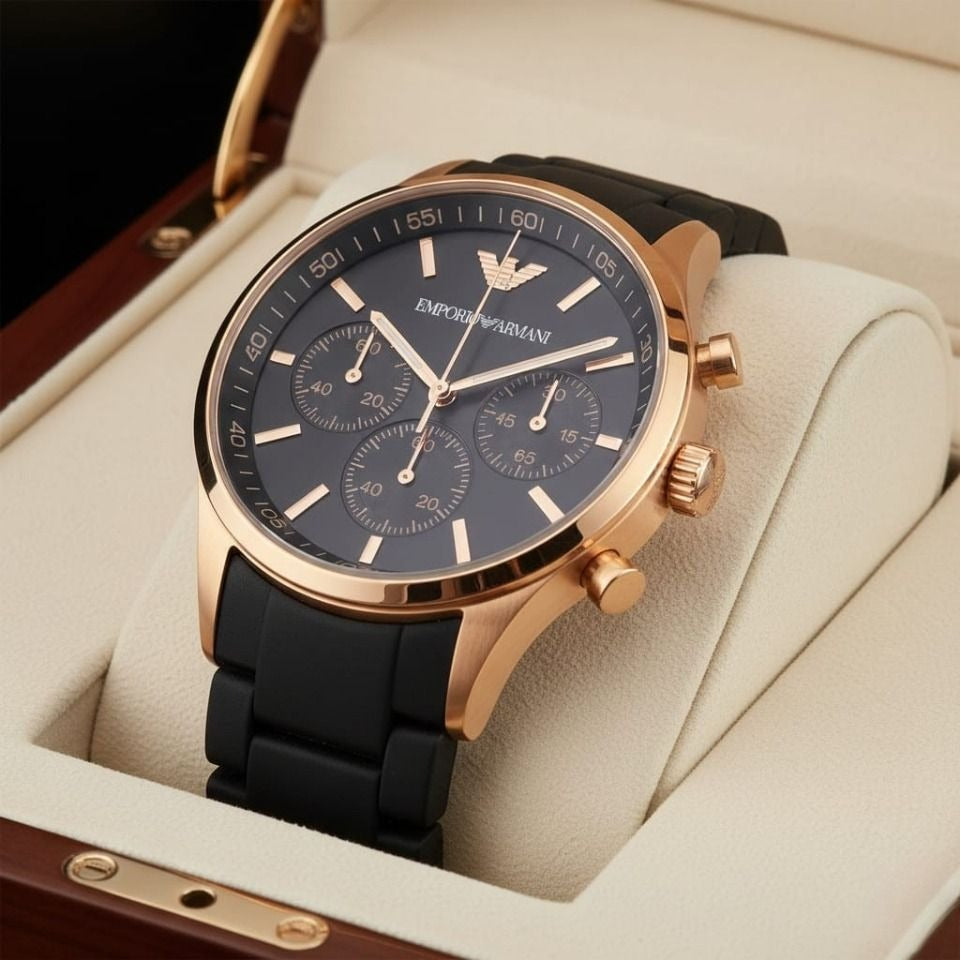Silicone Strap Quartz Watch