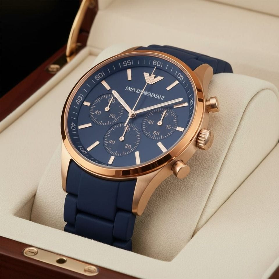 Silicone Strap Quartz Watch
